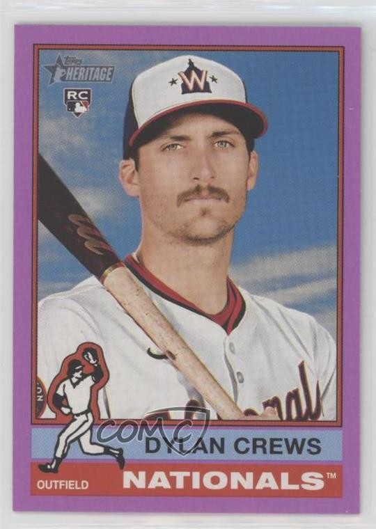 2025 Topps Heritage Light Purple Border Dylan Crews #247 uk2