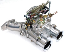45 DCOE carb carburettor kit MGB GT inc manifold and twin cable link B SERIES