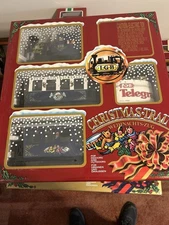 LGB 72545 G Scale, Rare, Blue, Christmas Train Set, Lights, Smoke, NEW, Germany