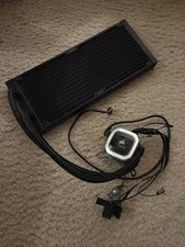 Corsair H115i RGB Platinum AIO Liquid CPU Cooler, 280mm, Dual ML140 PRO RGB PWM