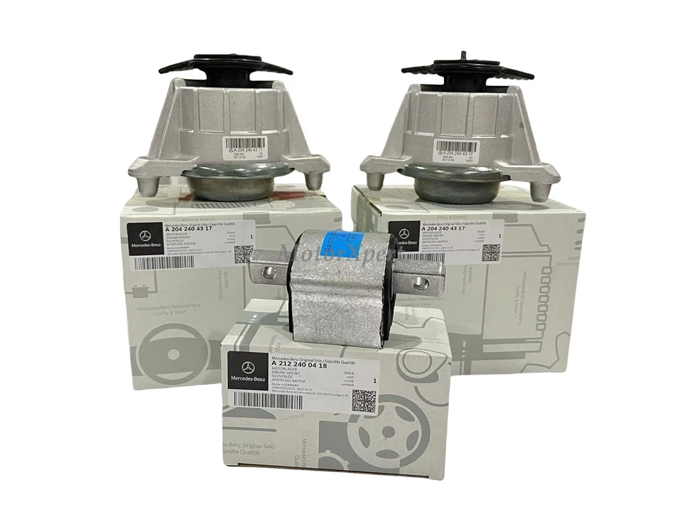 2122400418 3 piezas OEM montaje de motor y transmisión para Mercedes-Benz C200 2012-2014 Foto 3 de 4