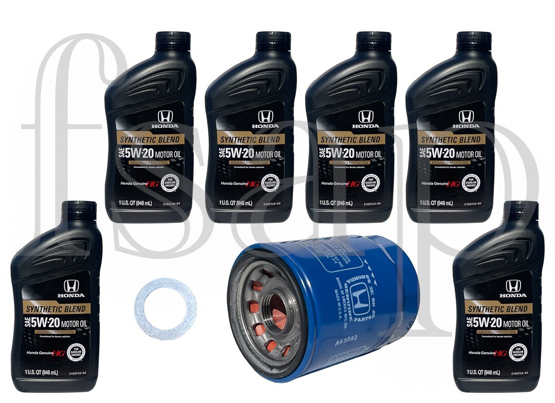 Genuine Honda Synthetic Blend oil change kit for 2008 Honda Pilot