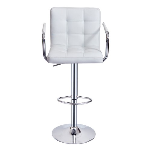 Cuban Bar Stool Mid-Back Chair Swivel Gas Lift Home Pub Kitchen Breakfast Stool - Picture 156 of 174