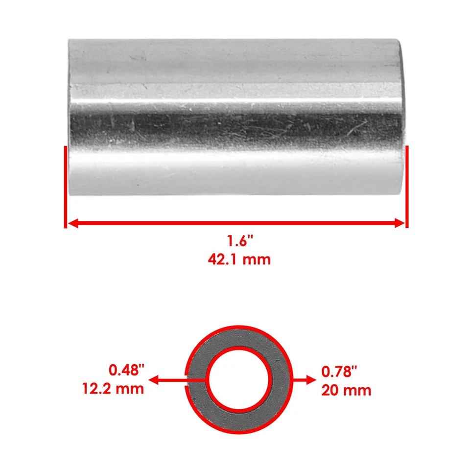 Caltric Rear Swing Arm Bushing Kit For Honda Foreman 500 TRX500 4x4 2012-2013 - Image 3 of 4