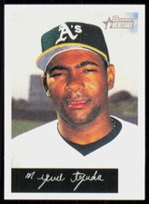 2002 Bowman Heritage Black Box Miguel Tejada Oakland Athletics #153