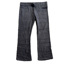 Barefoot Dreams Cozychic Lite Wide Leg Lounge Pants Women's XL Black Drawstring