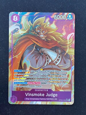 Vinsmoke Judge (OP06-062 SR) ALT ART - One Piece Kartenspiel ENGLISCH