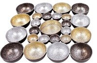 Kerzenhalter Gold Metall Rund – Design Deko Leuchter FüR Teelichter & Stumpen