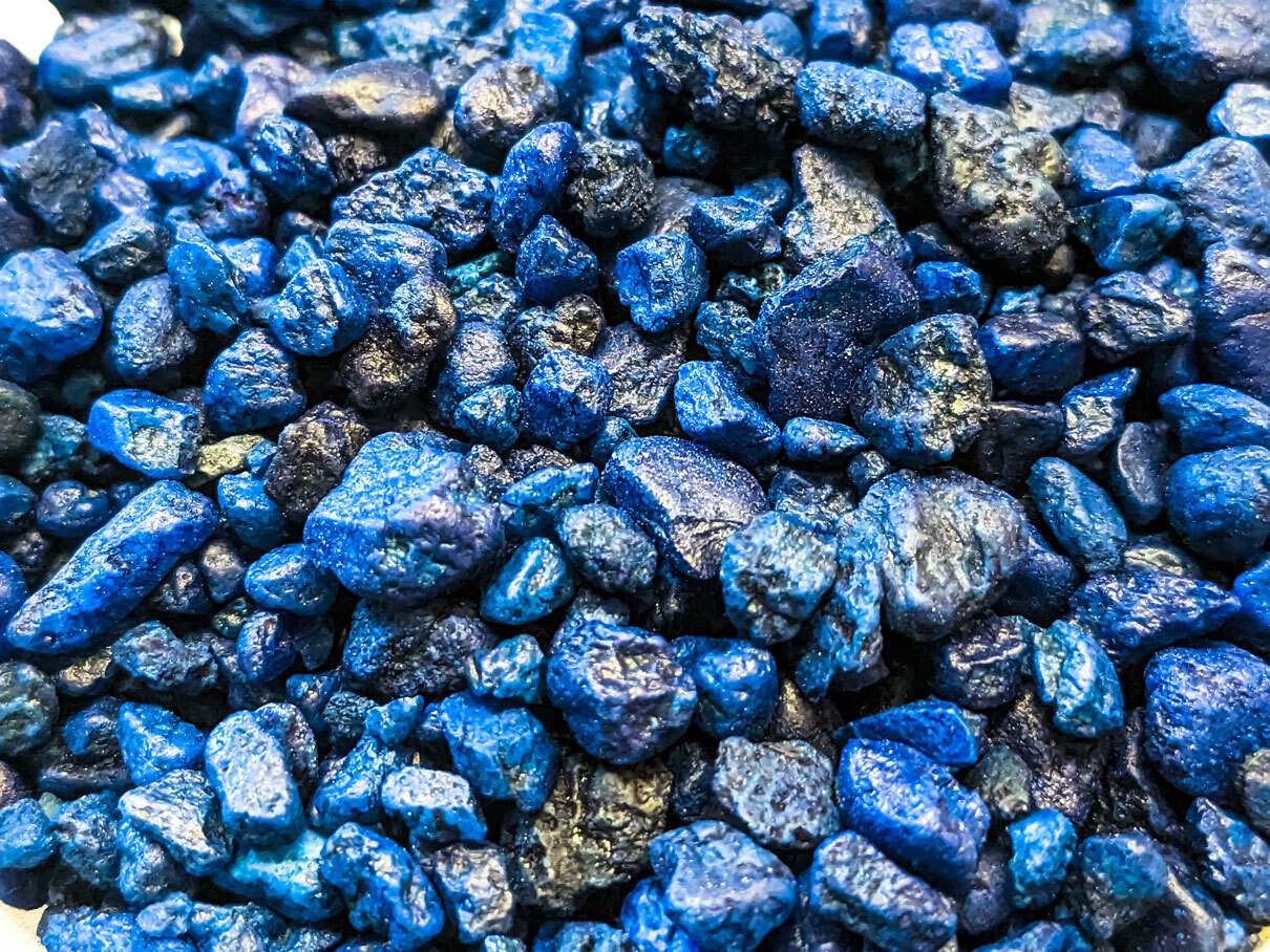 Aquarium Gravel Decorative Fish Tank Substrate 24mm Dark Blue eBay