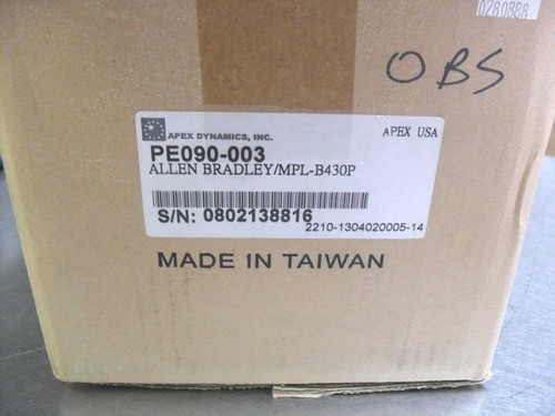 APEX DYNAMICS Planetary Gearbox PE090-003 - 003:1 ratio A-B MPL-B430P NIB  - Picture 4 of 4