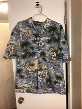 Royal Creations Hawaiian Button Front Shirt Island Surf Boards Beach ALOHA XXL