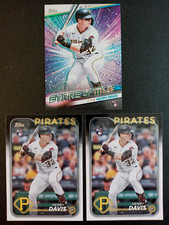 (3) 2024 Topps SMLB-27/Base Henry Davis RCs # Smlb-27,295 Pittsburgh Pirates