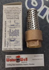 New Merrill No Lead Brass 3/4" Foot Valve for Water Well Pump Installation