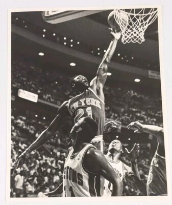 Gerald Wilkins New York Knicks Type original photo 1999 w