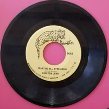 Hopeton Lewis ‎– Starting All Over Again Vinyl 45 7" Reggae 1972 Rocksteady 70s