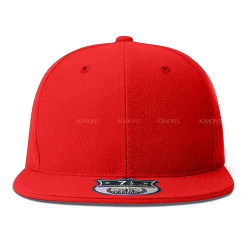 Premium Solid Fitted Baseball Cap Hat Blank Plain Flat Bill 9-Sizes Trucker 2026