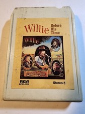 Willie Nelson Before His Time Eight 8 Track Tape-1977 Play Tested VG ET3