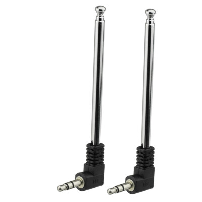 Mini FM Radio Antenna Telescopic 3.5mm For Portable Radio Indoor Stereo Receiver