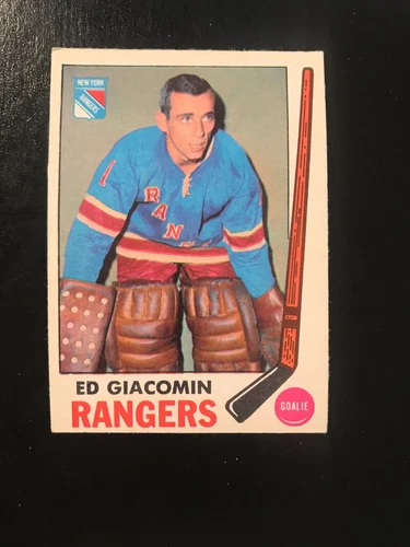 1969-70 OPC Hockey Ed Giacomin #33 - NMNT