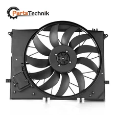 For 01-12 Mercedes-Benz 2205000193 Radiator Condenser Cooling Fan Motor Assembly