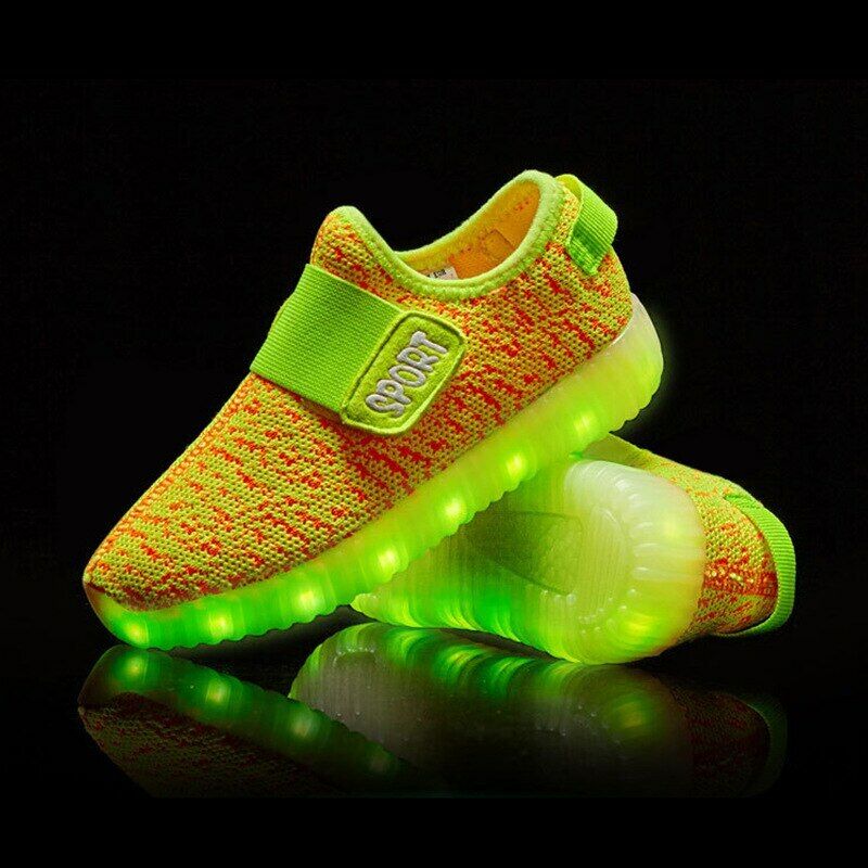 Tenis de Luces para Niños y Niñas, Zapatillas Jovenes, Zapatos Luz LED | eBay