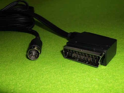 SCART AV Monitor Audio Video TV FBAS Kabel Atari XL XE Commodore 2,00 Meter C64: - Bild 3 von 3