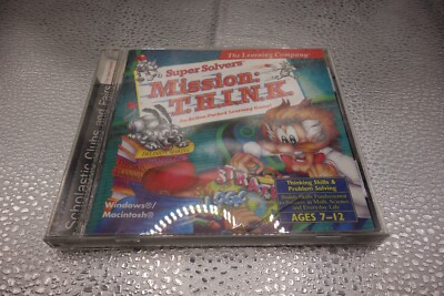 Mission THINK PC Game CD Thinking Skills, Problem Solving, Educational 7-12 yrs.