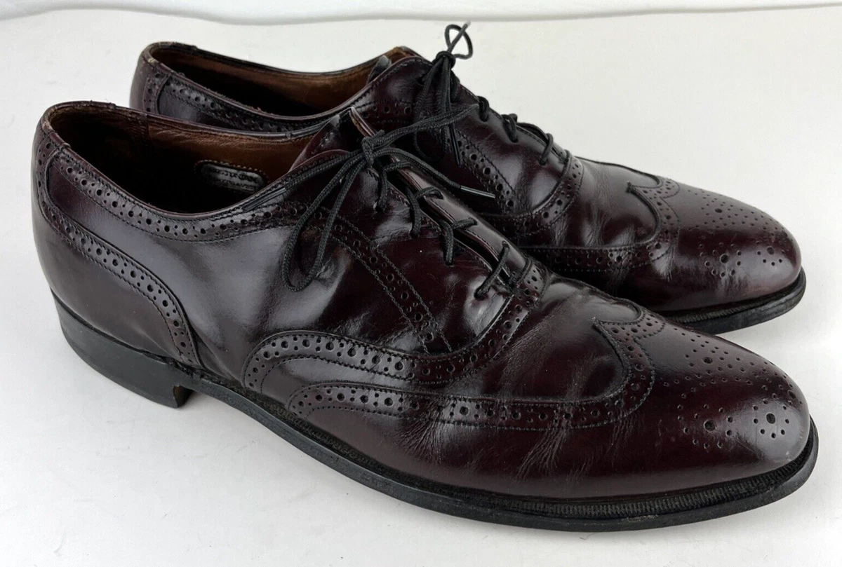 Vintage Bostonian Wingtip Oxford Shoes Sz 10 C/A USA Made Brown Leather 5736 vintage bostonian shoes products for sale | eBay main image 2
