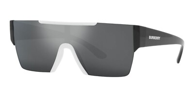 Burberry BE 4291 White And Black/Grey Silver Mirrored (4049/6G