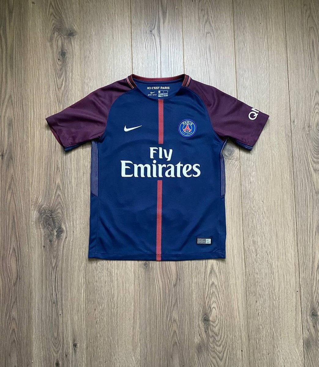Nike PSG Neymar JR Home 17/18 Jersey Kid's Size M | eBay