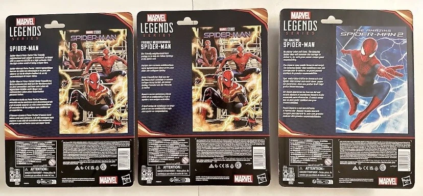 Marvel Legends Spider-Man No Way Home TOBEY, Andrew, Tom Lote de FIGURAS 🔥 ¡En mano! Foto 2 de 2