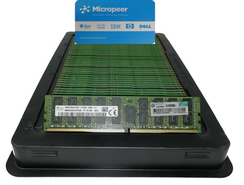 Lot 4, HP Original 16GB 2Rx4 PC4-2133P DDR4 DIMM 752369-081 | Server Memory - Picture 2 of 2