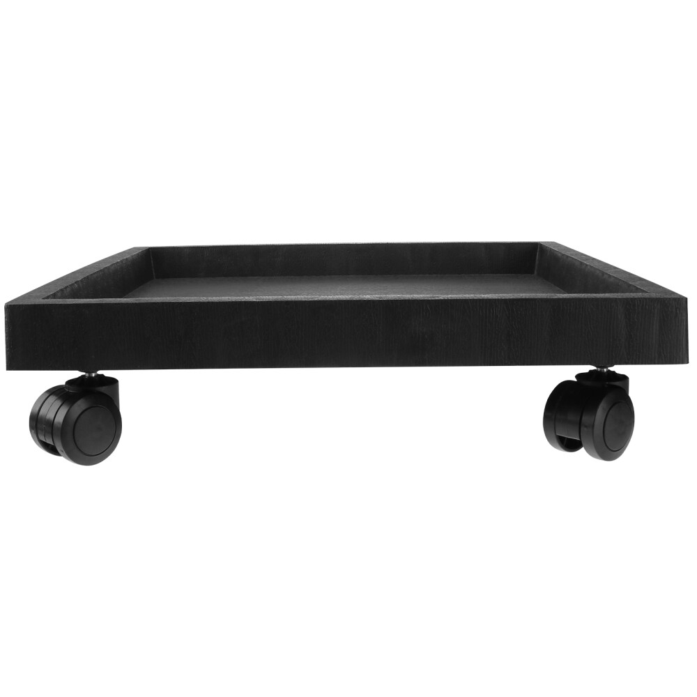 Plant Saucer Square Black with Wheels Trays for Eating Flowerpot eBay