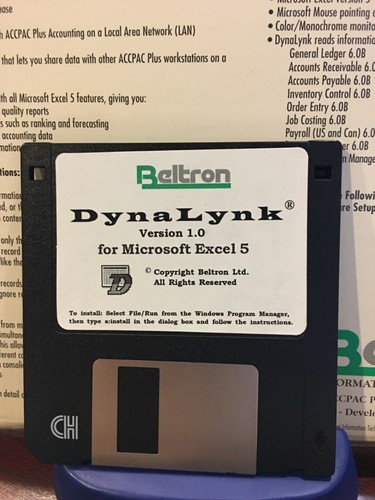$1295 ACCPAC Plus Add-In Reporting. DynaLynk for Excel . - Picture 3 of 4