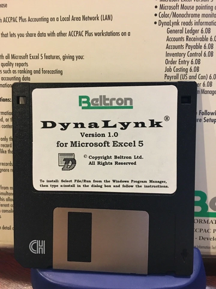 $1295 ACCPAC Plus Add-In Reporting. DynaLynk for Excel . - Image 3 of 4