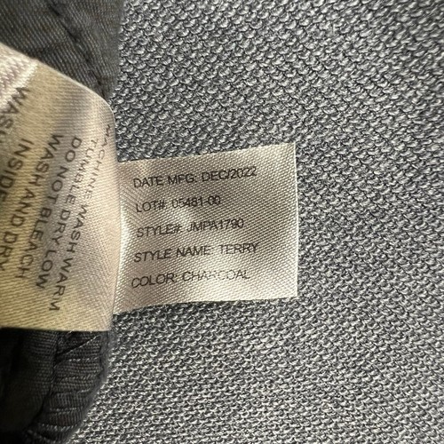 johnnie-O terry pantalone 5 tasche uomo taglia 38x34 colore antracite NUOVO - Foto 10 di 18