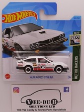 Hot Wheels Alfa Romeo GTV6 3.0 White 2023 NEW HKJ83 Mattel Hotwheels Short Card