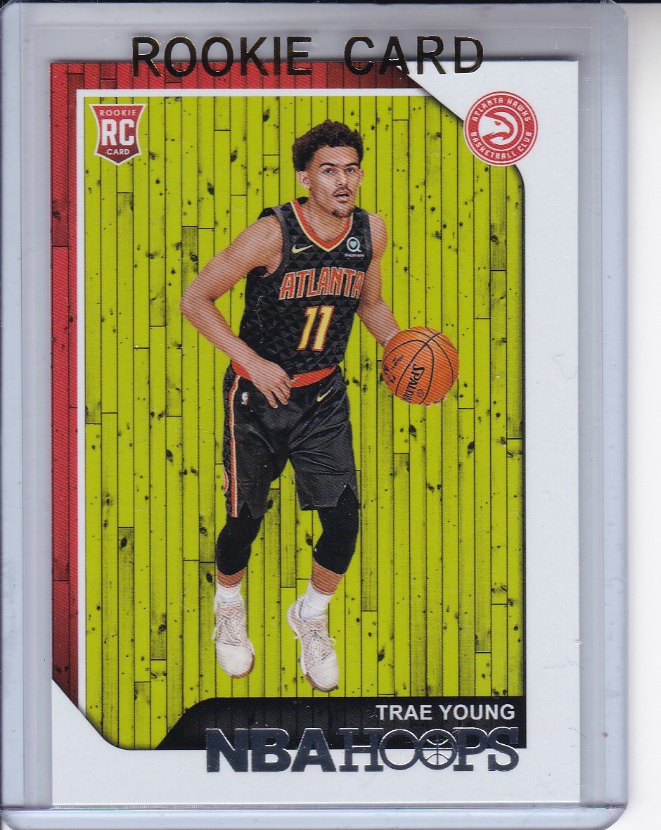 2018-19 PANINI NBA HOOPS BASE TRAE YOUNG ROOKIE #250 RC OKLAHOMA NEW TO WIZARDS