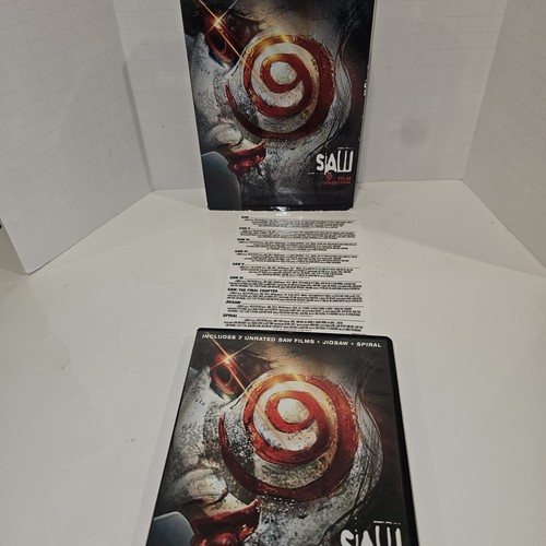 Saw Franchise 9 Film Collection DVD Unrated Jigsaw Spiral Horror W/ Slipcover - Picture 2 of 11