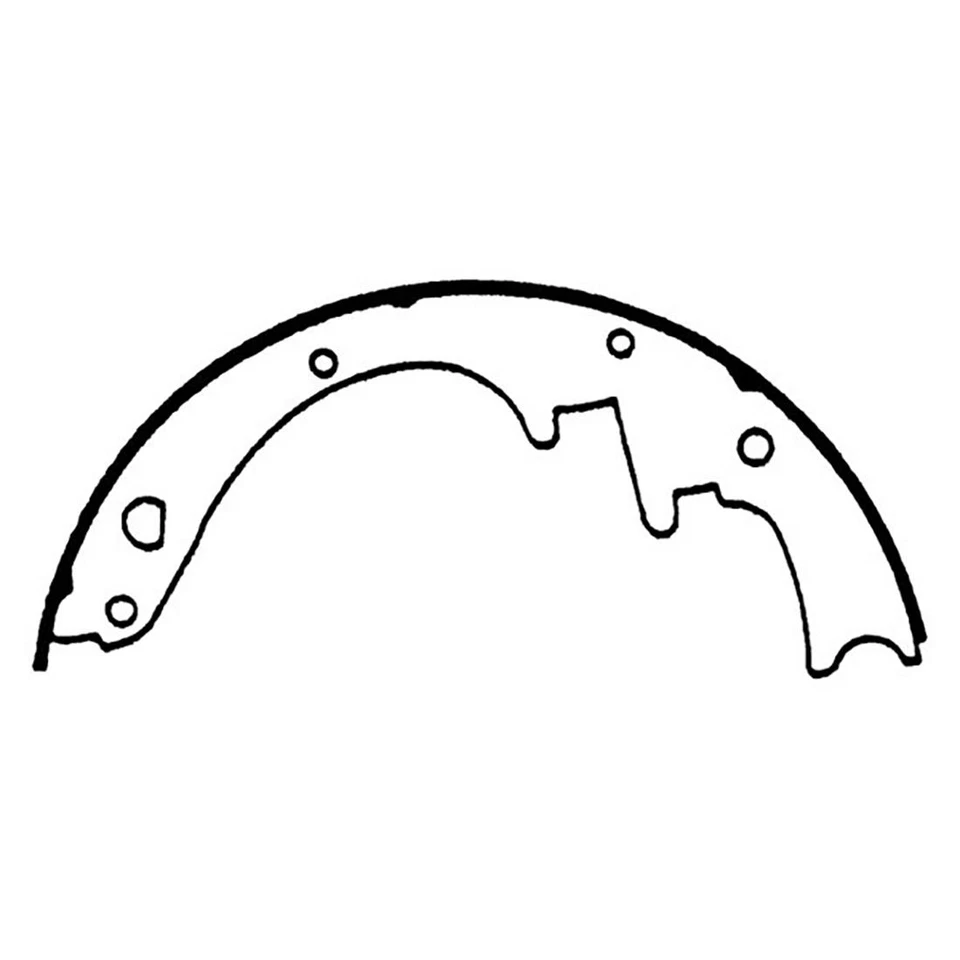 Front & Rear Metallic Brake Pads & Brake shoes 2SET For AMC Eagle 1982 1983 - Image 2 of 2