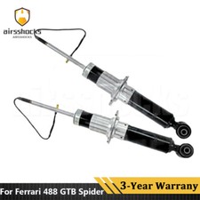 2x Rear Suspension Shock Absorbers Magnetic For Ferrari 488 GTB Spider 2016-2019