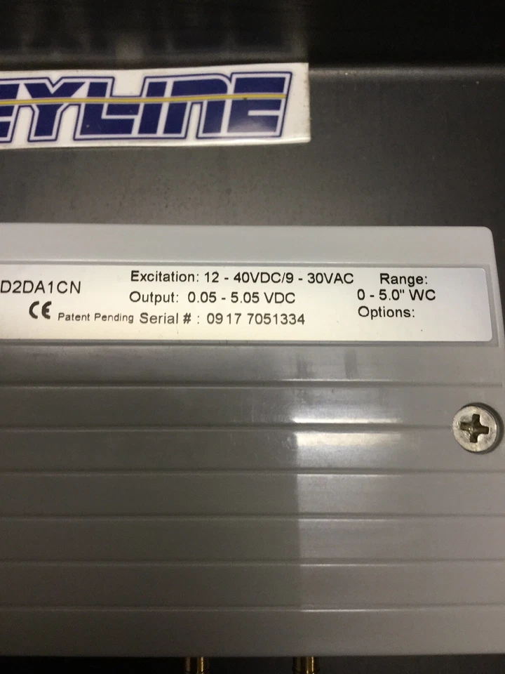 NEW, SETRA, DPT2670-MR3, PRESSURE TRANSDUCER, 12-40VDC, 9-30VAC, 0-50” WC(21D-2) - Image 4 of 4