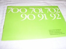 ROYAL 700, 701, 702, 90, 91, 92 TYPEWRITER  INSTRUCTION HANDBOOK, SEE PICTURES thumbnail