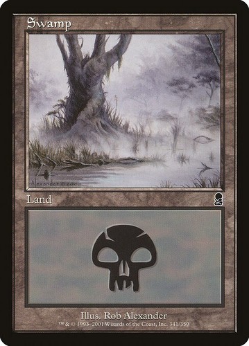 MTG Invasion FOIL Swamp x2 (#341) Excellent - NM | eBay