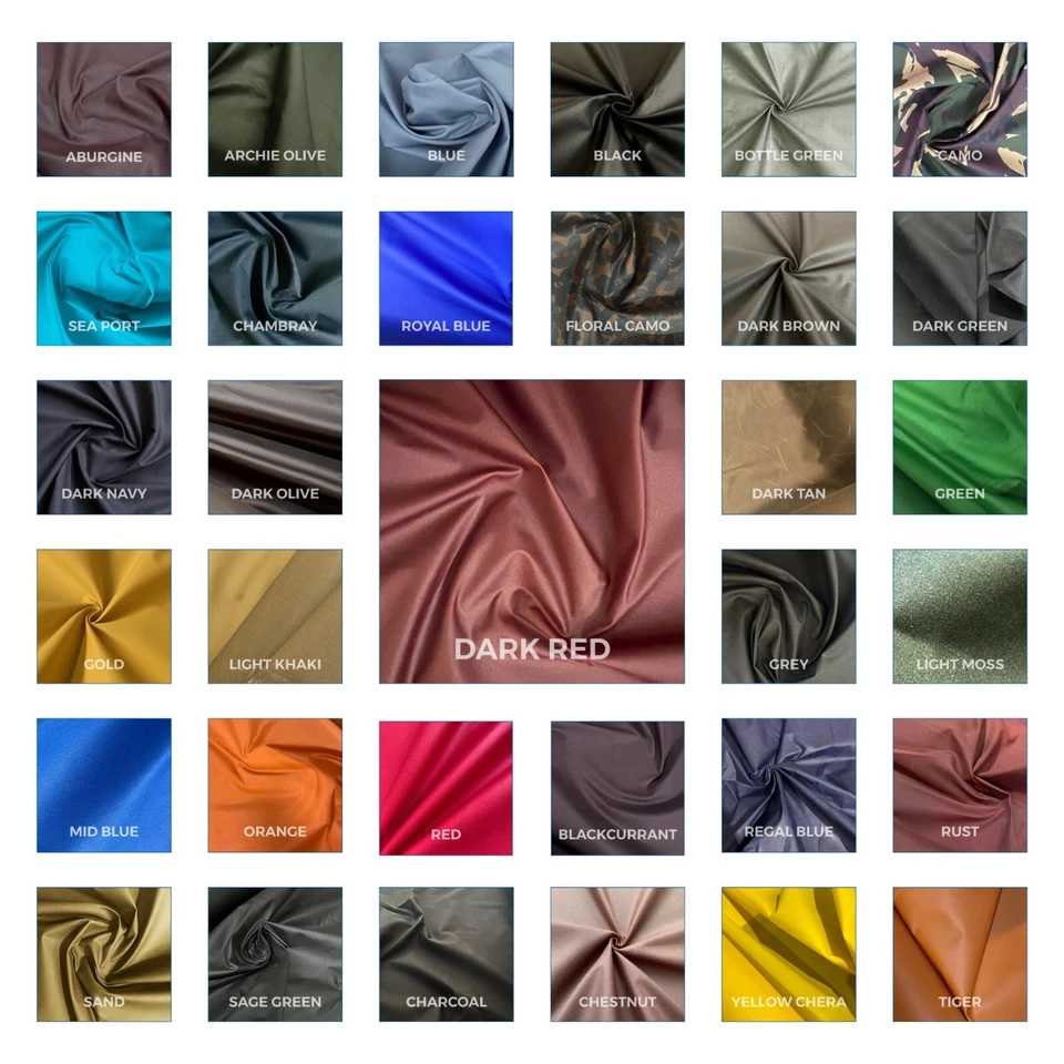 COTTON CANVAS WAX FABRIC SECONDS Marine Quality Oilskin Outdoor Jackets Clothing - Image 3 of 4