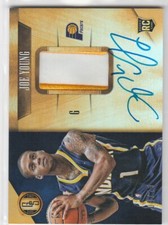 JOE YOUNG 2015-16 GOLD STANDARD ROOKIE AUTOGRAPH PATCH RPA PRIME SERIAL #'D /25