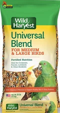 Universal Blend for Medium and Large Birds 10 Pounds, Fortified Nutrition