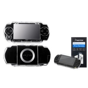 For-PSP-1000-Clear-Crystal-Hard-Case-Cover-Reusable-LCD-Screen-Protector