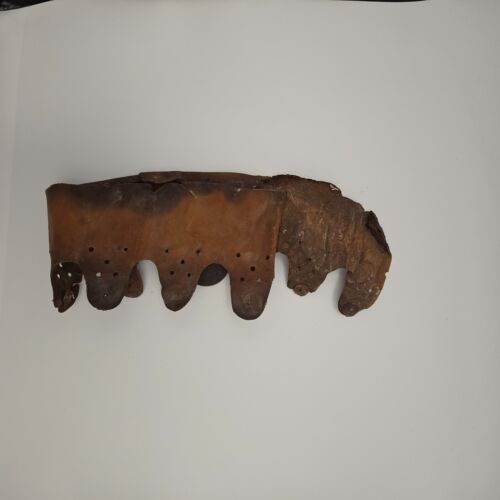 Original WWII WW2 German Stahlhelm Helmet Liner 1940 Stamped Leather militaria - Picture 2 of 20