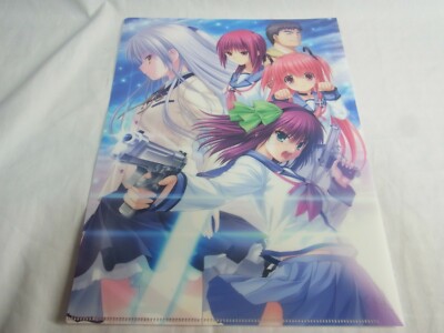 Key Angel Beats! Prize Clear Folder Mint